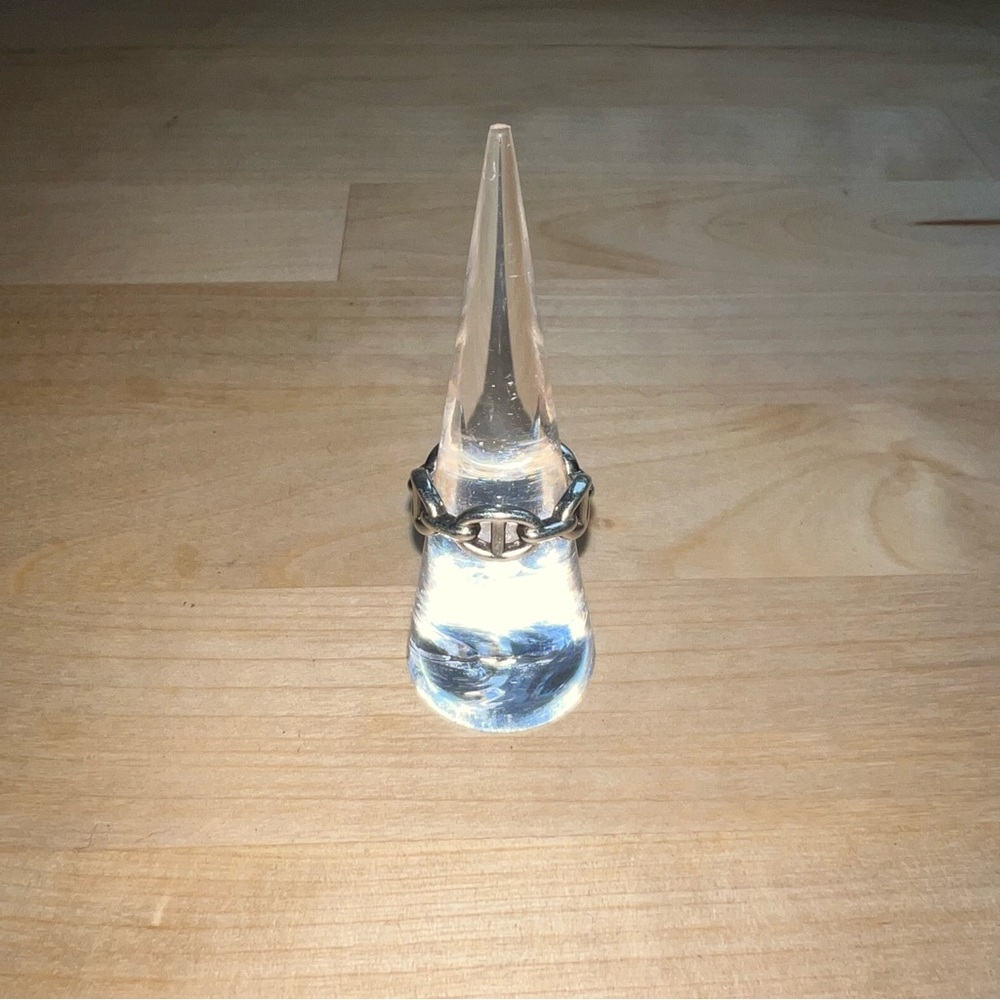HERMES Chaine d'ancre Enchainee ring, small